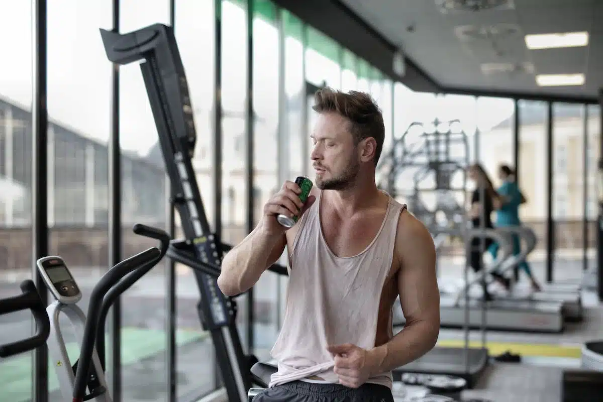 sportif caféine