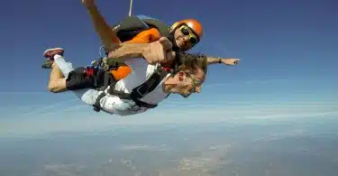sauter en parachute