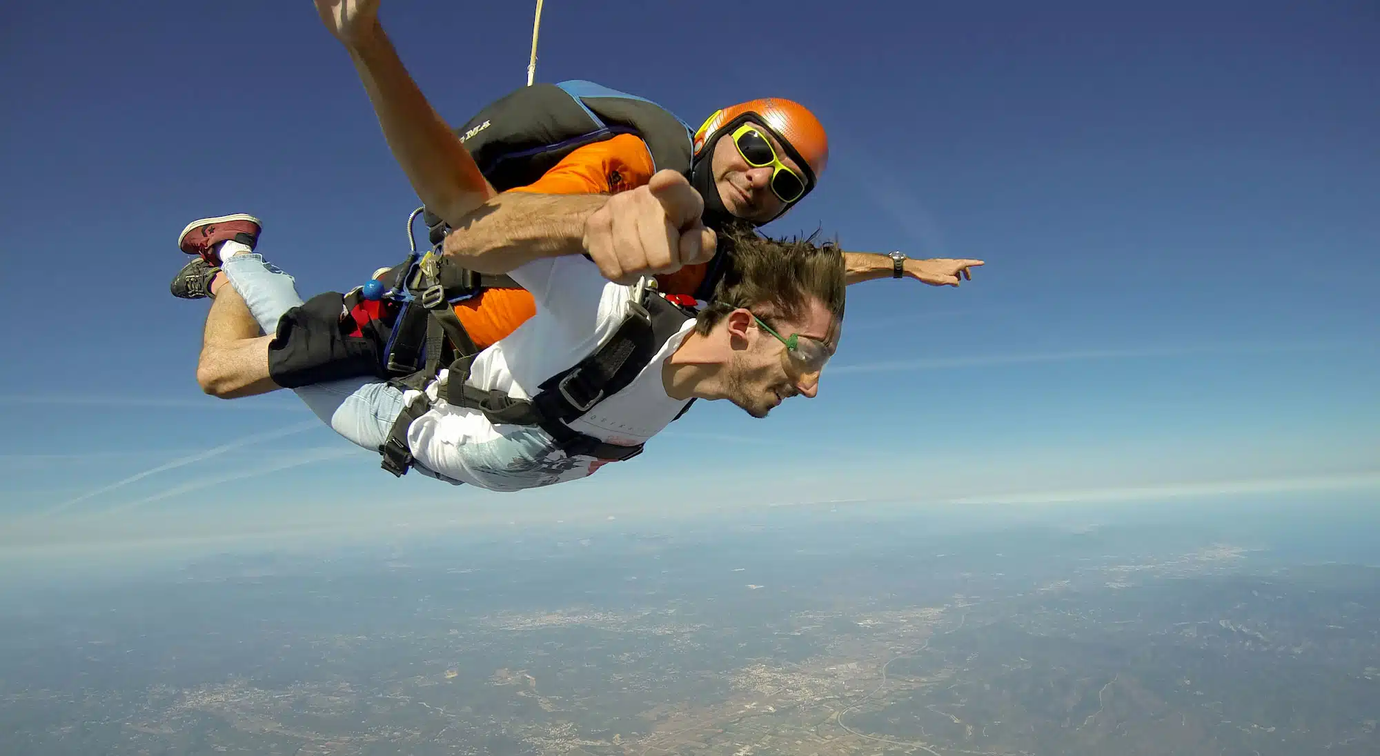 sauter en parachute