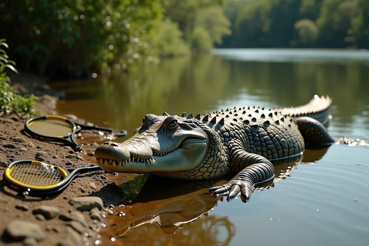crocodile tennis