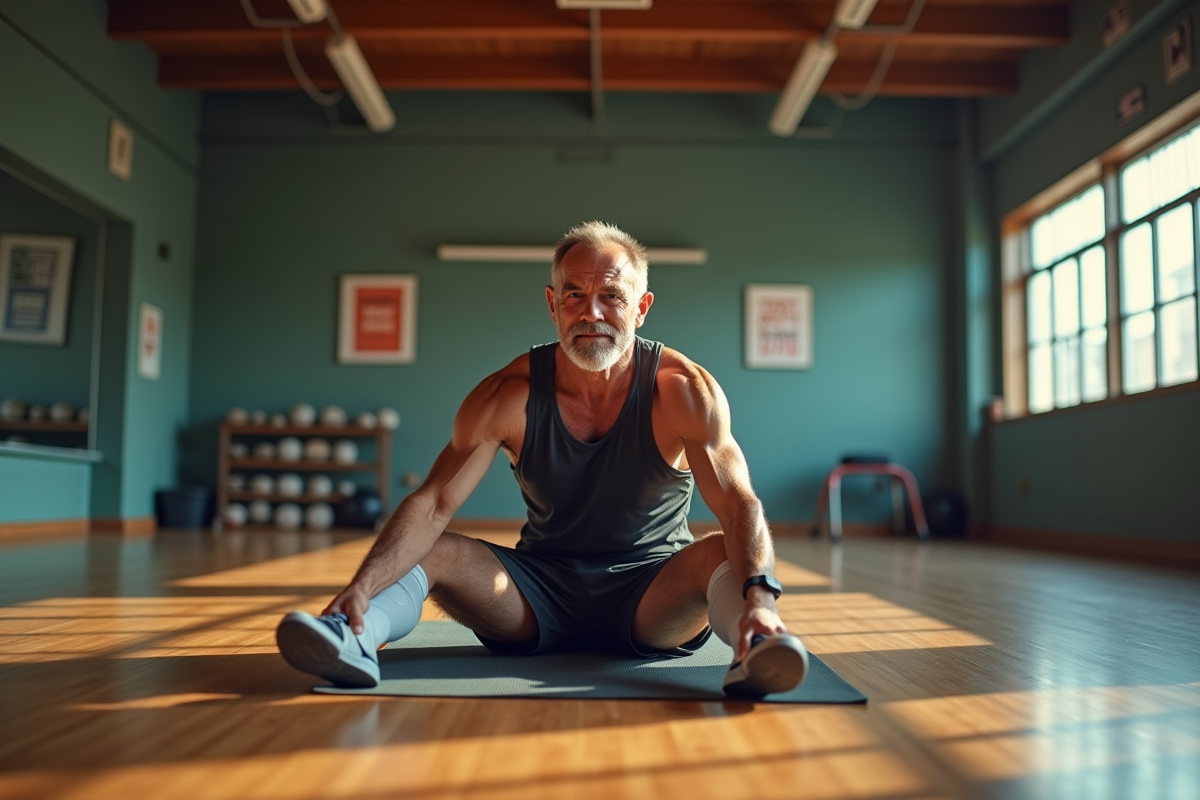 Homme mature en pause d