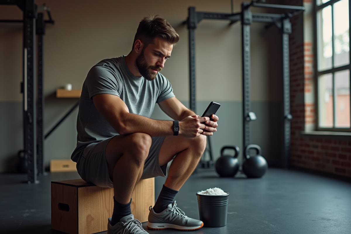 Homme étudiant son plan d